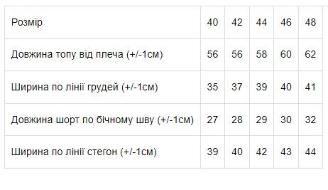 Комплект жіночий (майка+шорти) Носи своє 40 Сірий (p-2569-67553) | Зображення 2