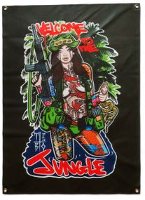 Банер "Welcome To The Jungle" (Ласкаво просимо до джунглів) 900х600 мм