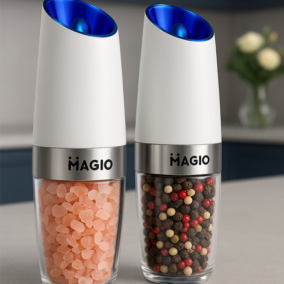 Мельница для перца и специй электрическая гравитационная Magio MG-212 | Зображення 5