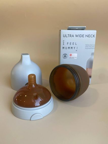 Пляшечка для годування HEORSHE 160 мл Сіра | Зображення 1