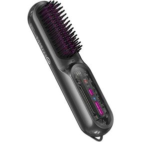 Расческа-выпрямитель Hoco HP45 Heating straight hair comb Gray