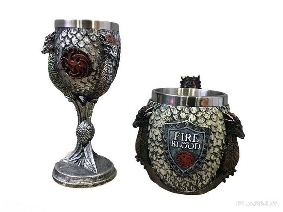Подарочный Набор Кружка Чашка Бокал 3D Игра Престолов Game Of Thrones Fire and Blood... | Зображення 2