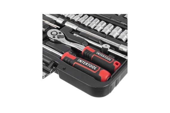 Набор инструмента Intertool - 1/4" 46 ед. Storm (ET-8046) | Зображення 3