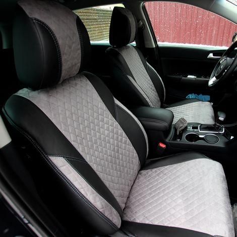 Чохли на сидіння з екошкіри та антари Toyota Corolla E170 2013-2018 EMC-Elegant | Зображення 5