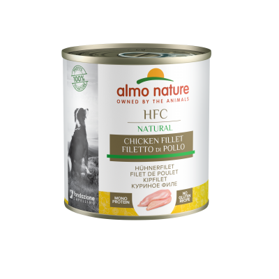 Повнораційний консервований корм Almo Nature (Альмо Натюр) для собак усіх порід з курячим філе (280 гр.)
