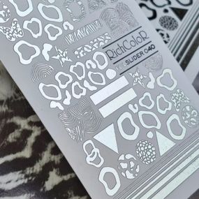 Фольгований слайдер RichColor 040 на водяній основі (6.5x9.5см)