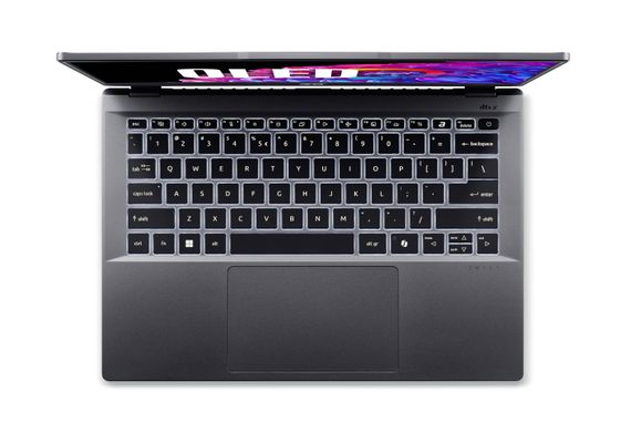 Ноутбук Acer Swift Go 14 SFG14-63 14' 2.8K OLED, AMD R7-8845HS, 32GB, F1TB, UMA, Lin, сірий (NX.KYLEU.005) | Зображення 6