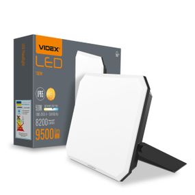 Світлодіодний прожектор VIDEX F3 100W 5000K 220V Black (VLE-F3-1005B)