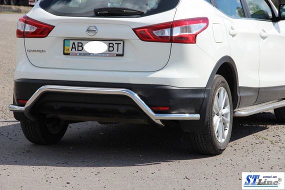 Задня дуга AK007-Plus (нерж) для Nissan Qashqai 2014-2021рр | Зображення 3
