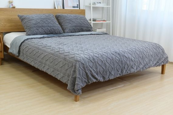 Набір текстилю Soho Ковдра 200х220 см + 2 наволочки 50х70 см Romance Gray | Зображення 3