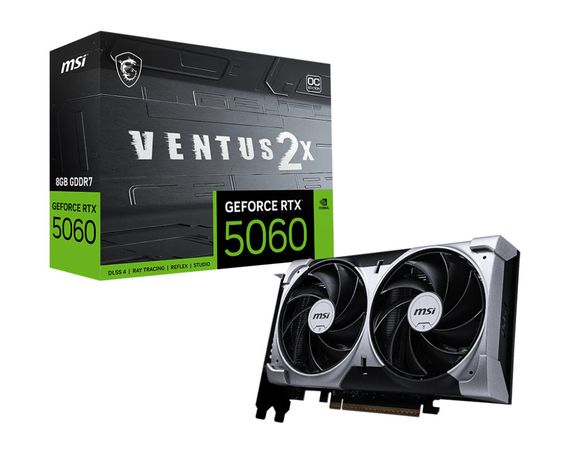 Видеокарта MSI GeForce RTX 5060 8GB GDDR7 VENTUS 2X OC 912-V537-002 | Зображення 4