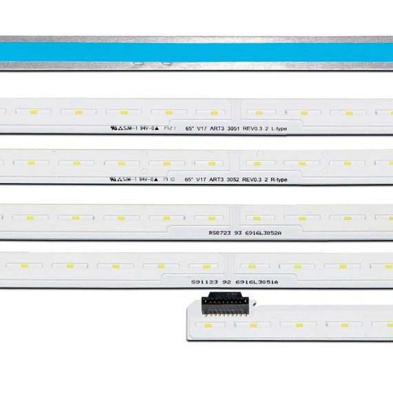 LED підсвітка LG TV 65" V17 ART3 3051 REV0.3 2 L-type 6916L3051A + 65" V17 ART3 3052 REV0.3 2 R-type 2шт. | Зображення 1