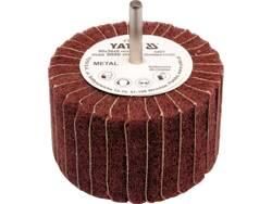 Круг пелюстковий шліфувальний YATO Польша : подовжений Ø=80 мм, К150, шпиндель Ø= 6 мм, H= 50 мм YT-83400