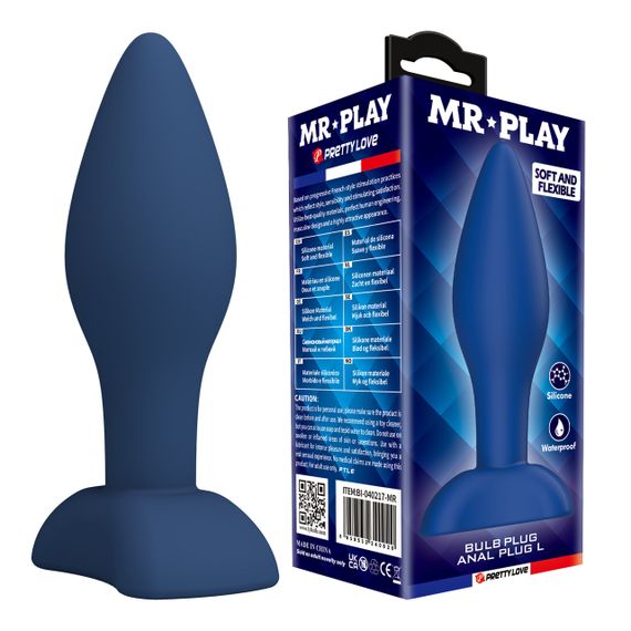 Анальна пробка MR.PLAY - Bulb Anal Plug L, BI-040217-MR Sex Aura | Зображення 1