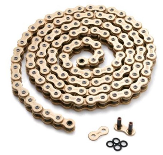 Цепь трансмиссии   428-126H   O-Ring   Honda CG200/CBX150, Viper F5/MX200R, ZS200GY-2   (желтая, сальниковая)