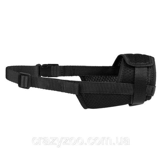 Намордник для собак BronzeDog Стафф 3D сітка чорний 26-32 см 57451/T | Зображення 2
