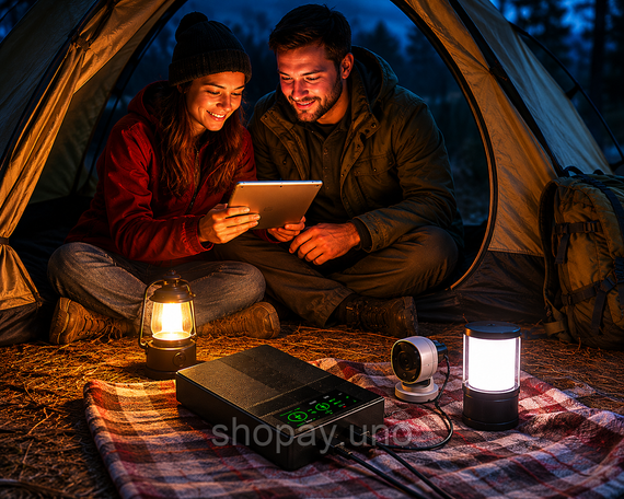 UPS-Power Bank 20000mAh для роутеров и видеокамер 5V/9V/12V+USB / Источник бесперебойного питания / Повербанк для роутера | Зображення 2