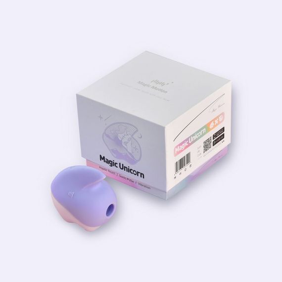 Вакуумний кліторальний смарт-стимулятор Magic Motion Unicorn Purple з вібрацією | Зображення 7