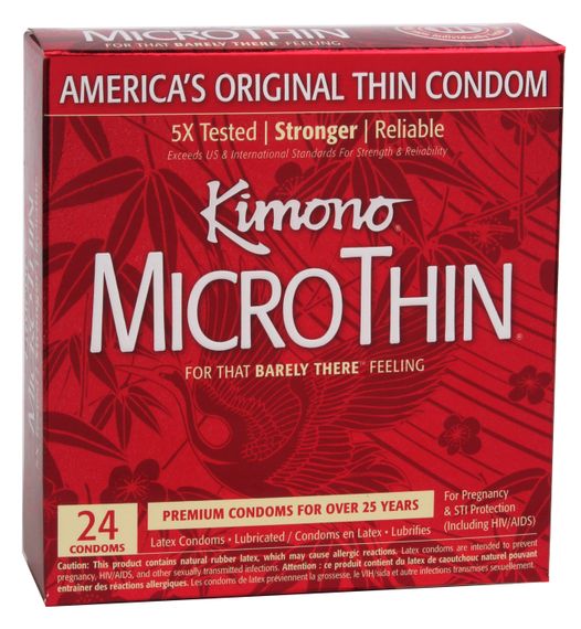 Упаковка презервативів 24шт Kimono MicroThin