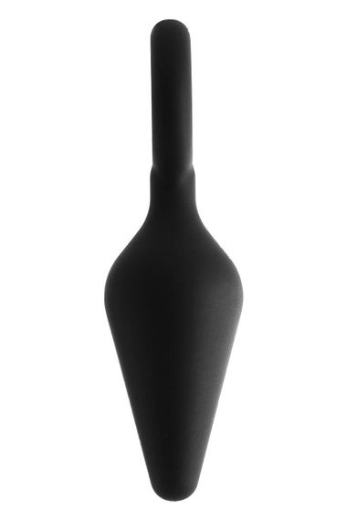 Анальная пробка черная Dreamtoys FANTASSTIC с кольцом, Medium sexstyle | Зображення 2