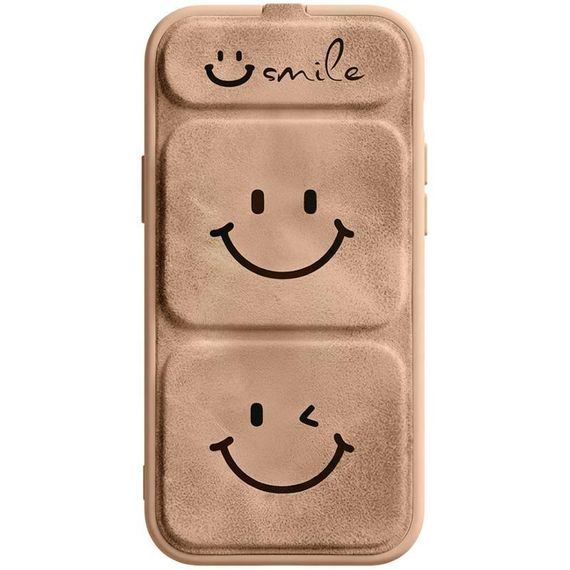 Чехол TPU Panel Stand для Apple iPhone 16 Pro (6.3") Soft Smile