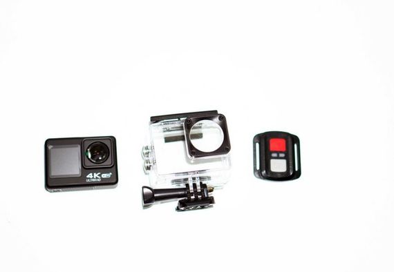 Екшн-камера водонепроникна спортивна CSZ-Q60AR 9464 з пультом, чорна | Зображення 3
