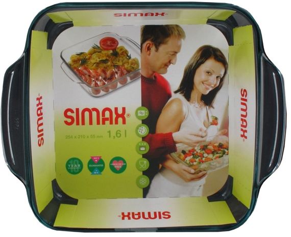 Форма для запекания стеклянная жаропрочная Simax 7286 квадратная 1.6 л | Зображення 4