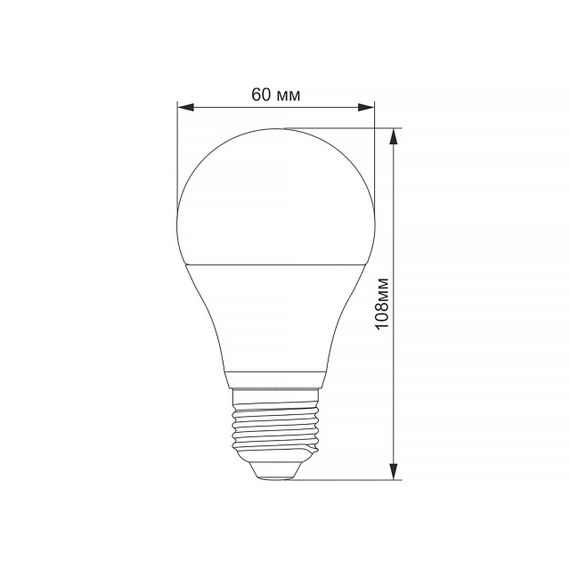 Світлодіодна лампа TITANUM A60 10W E27 4100K | Зображення 2