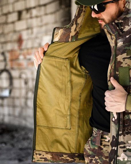 Демісезонний тактичний костюм софтшел SATELIT мультикам НП4885 | Зображення 5