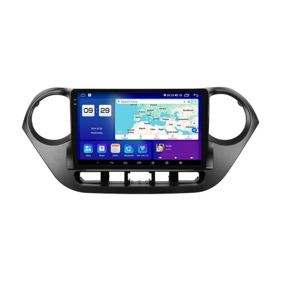 Штатна магнітола серії Mekede M200S 2K під Hyundai i10 2013-2016 Xcent 2014-2017 9 дюймів