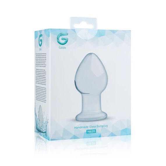Скляна анальна пробка Gildo Glass Buttplug No. 26 Sex Aura | Зображення 3