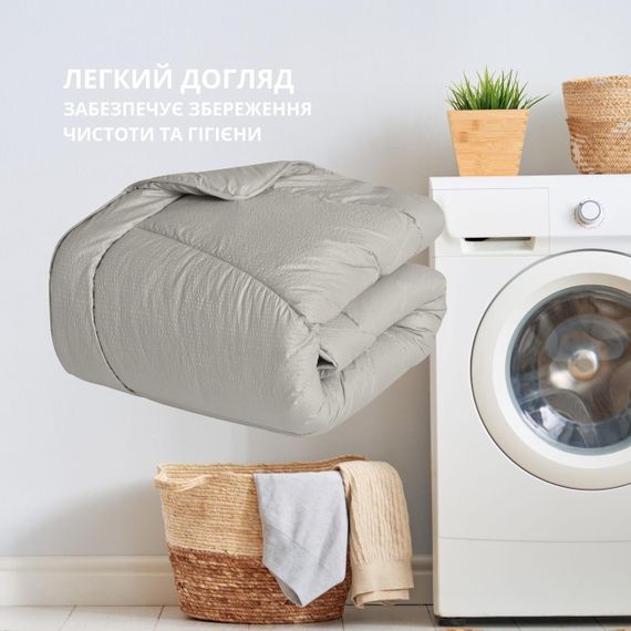 Всесезонна ковдра IDEIA Nordic Comfort 175Х210 см сіра (8-34650*002) | Зображення 6
