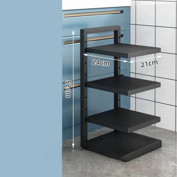 Кухонная полка для хранения кастрюль, 3 уровня Kitchen shelf for storing pots / Полка на кухню для посуды | Зображення 3