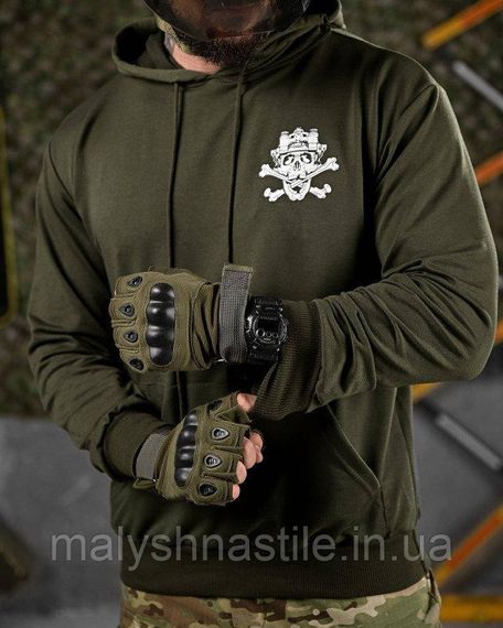 Тактическая худи MAKLIN Girl  трон олива  ДЛ7068 | Зображення 4