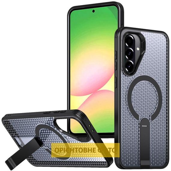 Чохол TPU Breeze with MagSafe stand для Xiaomi Redmi 14C / Poco C75 Black