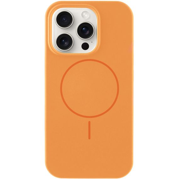 Чохол Silicone Case Full Protective (AA) NO LOGO with MagSafe для Apple iPhone 13 Pro (6.1") Помаранчевий / Papaya