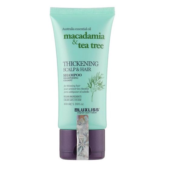 Шампунь для волосся Luxliss Macadamia & tea tree Shampoo (40 ml)