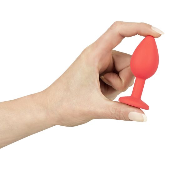 Анальна пробка — Colorful Joy Jewel Red Plug Small sexstyle | Зображення 4