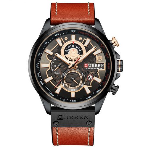 Годинник C1ur1ren 8380 Black-Brown