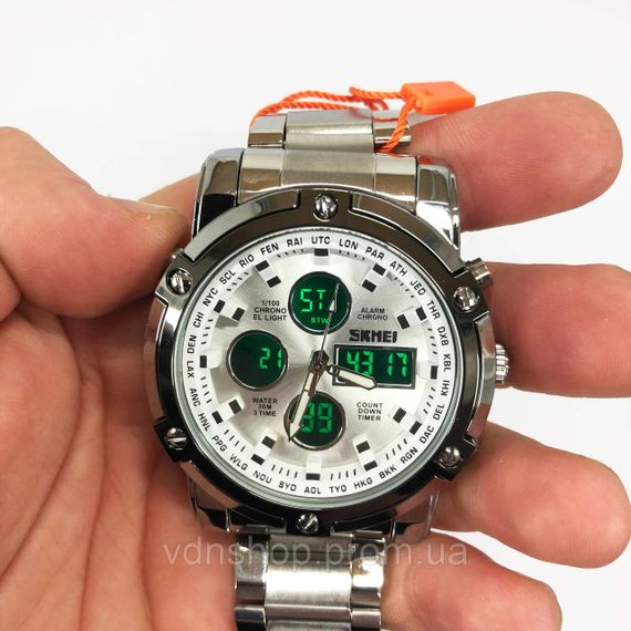 Крутые мужские часы, Стильные черные мужские наручные часы очень стильные EK-15 | Зображення 2