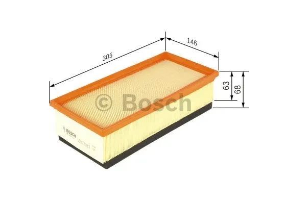 Фільтр повітряний TOYOTA AVENSIS, BOSCH (F026400121) | Зображення 4