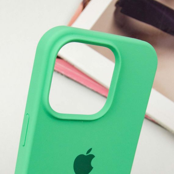 Чохол Silicone Case Full Protective (AA) для Apple iPhone 13 Pro (6.1") Зелений / Spearmint | Зображення 2
