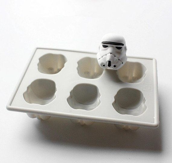 Силіконова 3D форма для льоду Star Wars Шолом Штурмовика (код: SKU-1501759700) | Зображення 1