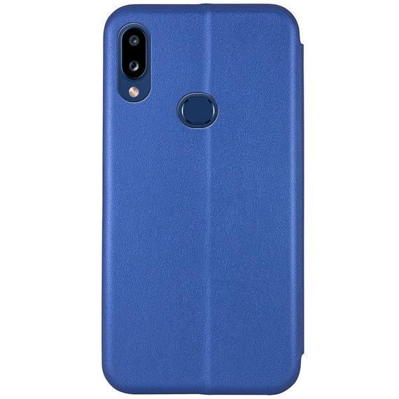 Шкіряний чохол (книжка) Classy для Samsung Galaxy A10s Слот для візитки, Синій | Зображення 1