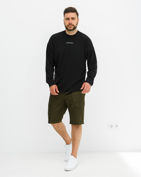 Світшот Україна чёрный S | Зображення 1