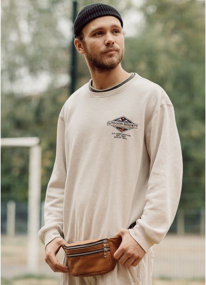 Поясна сумка бананка шкіряна Sambag Tirso BTSm натуральна руда шкіра 30.5 х 14 см (81333121wm) | Зображення 1