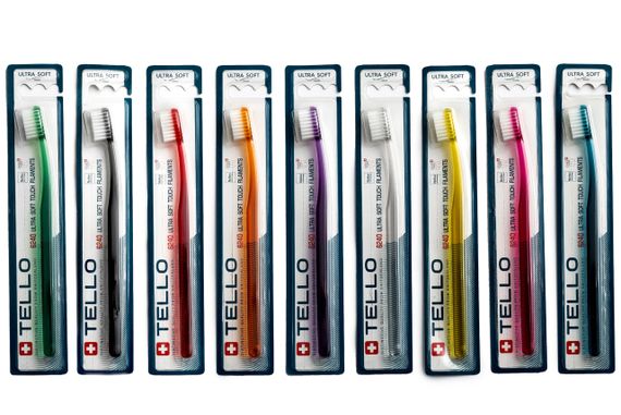 Зубна щітка Tello 6240 Ultra Soft, d 0.10 mm, зелена | Зображення 3