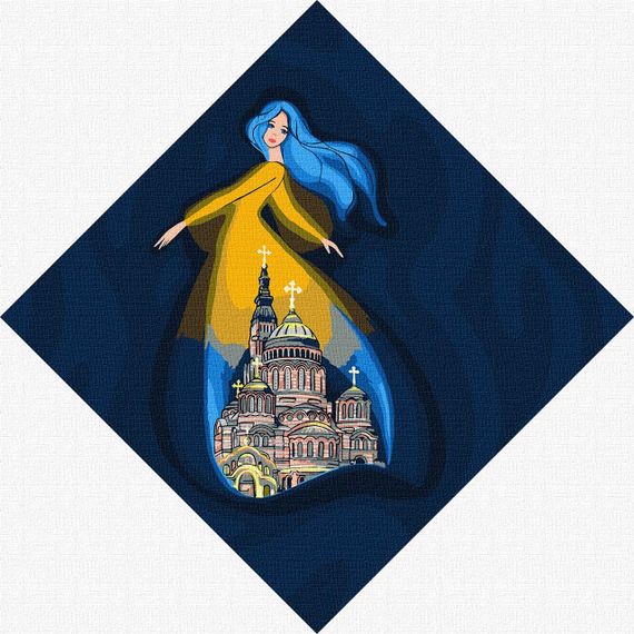 Картина по номерам "Берегиня Харькова" KHO4914 30х30 см