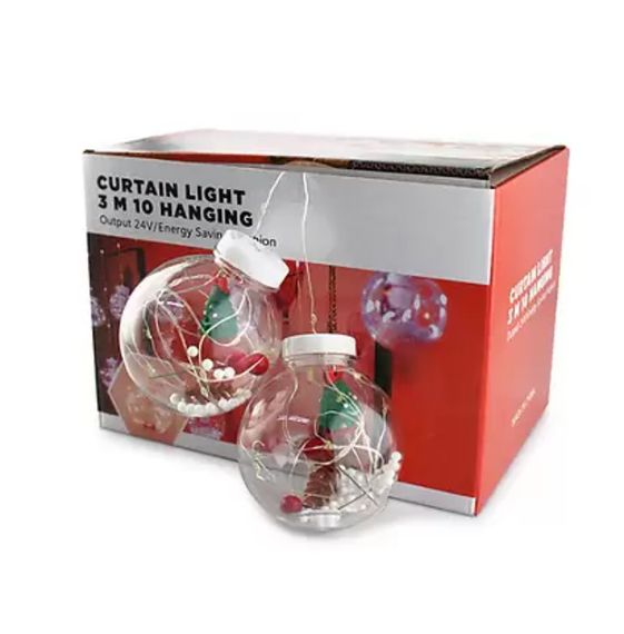 Гирлянда Xmas WW-1 Copper curtain ball lamp 7258 Елка, теплый белый свет