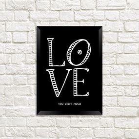 Постер у рамці Love you very much A5 (MT5_20L006)